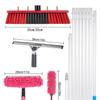 10m Telescopic Window Cleaning Pole with 35cm Water Fed Brush Head, Extendable Window Cleaner Kit for Windows and Solar Panels (10M) view 2