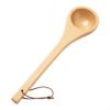 Cedar Wood Sauna Spoon Designed for Efficient Water Distribution and Reduced Risk of Accidental Spills view 1