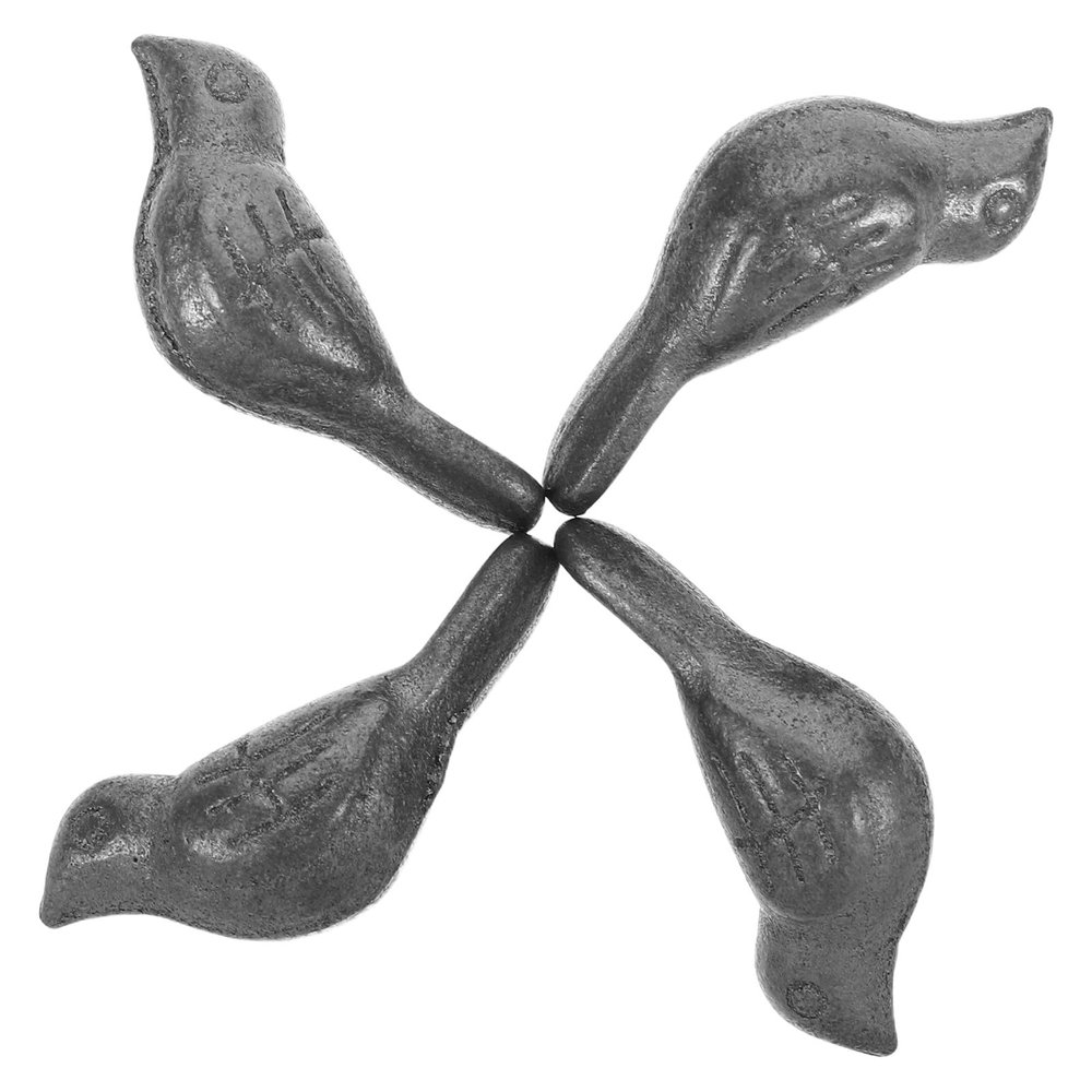 PATKAW 4pcs Iron Cooking Tool Bird Shaped Set Boosts Iron Levels Reusable Supplement Made for Cooking and Brewing for Athletes and Vegans