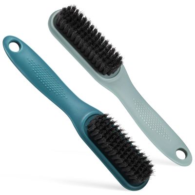 Holibanna 2 Pcs Shoe Cleaning Brush Set with Dense Bristles and Comfortable Plastic Handles for Daily Maintenance and Stain Scrubbing on Shoes and Boots