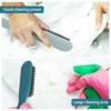 ROMISBABA Shoe Cleaning Brush Assorted Colours with Ergonomic Handle and Hanging Holes 2 Pcs Soft Pp Bristle Brush for Daily Cleaning and Maintenance of Shoes and Clothes view 3