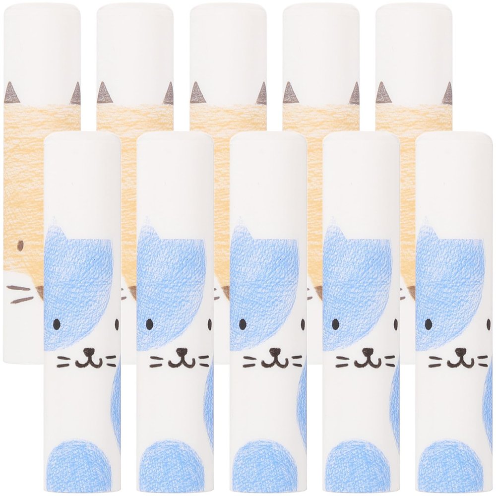 KAILIKETIY 18pcs Cute Plastic Pencil Tip Protectors Pencil Covers with Wear-resistant Design for Students Classroom Supplies Extenders Caps