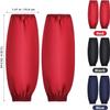 3 Pairs Pu Arm Sleeve Protectors with Comfortable Elastic Oil and Stain Resistant Oversleeves for Cooking and Housework Unisex Arm Sleeve Covers Nice Processing view 3