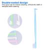 Cosiki Toothbrush, Unique Design for Braces Teeth Cleaning with Double Ended Interspace Brush, Portable for Travel Adults Kids Pets view 3