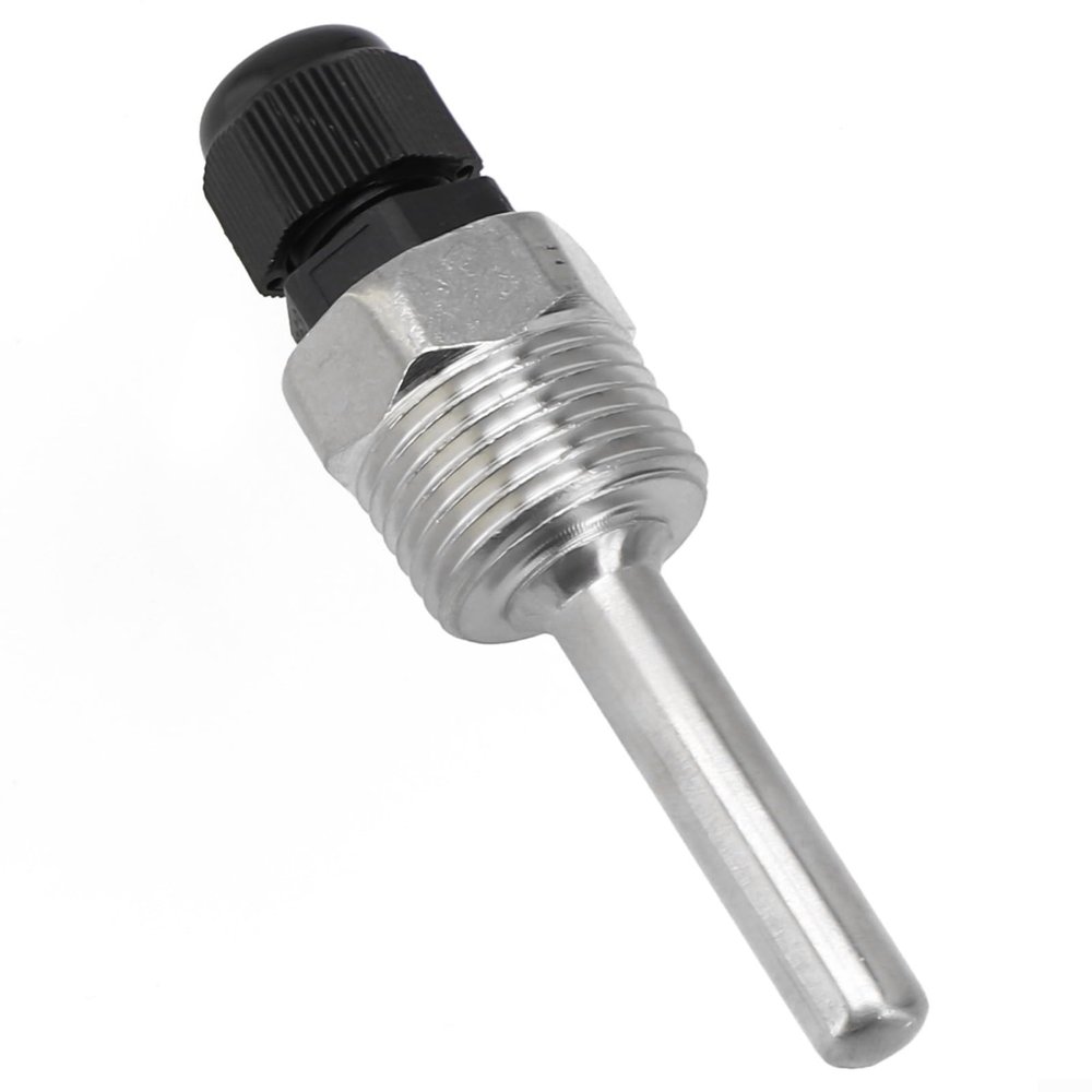Niceminiwall G1/2 Threaded Thermowell Sleeve, 304 Stainless Steel Sensor Protection Pipe, 6Mm Inner Bore For Solar Water Heater, Resistant 250C(50mm)