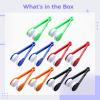 10 Pcs Multicolor Eyeglass Cleaning Brushes, Portable Microfiber Glasses Cleaner with Clip, ABS Handle for Cleaning Lenses, Removing Fingerprints & Oils, 2.8 x 0.8 x 1 in / 7 x 2 x 2.5 cm view 3