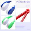 10 Pcs Multicolor Eyeglass Cleaning Brushes, Portable Microfiber Glasses Cleaner with Clip, ABS Handle for Cleaning Lenses, Removing Fingerprints & Oils, 2.8 x 0.8 x 1 in / 7 x 2 x 2.5 cm view 4