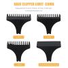 8 Pcs Hair Clipper Guard Set 1mm 2mm 3mm Limit Comb with Protective Cover for 31mm 32mm T-Blade Trimmers, Fits Vintage T9 Shaver Barber Grooming view 2