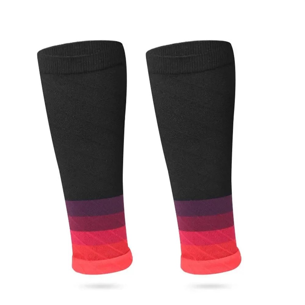 QAUUCP Calf Compression Sleeve 1 Pair Of Calf Support Compression Sleeves For Outdoor Sports Pressure Breathable Stretch Leg(Red)