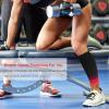 QAUUCP Calf Compression Sleeve 1 Pair Of Calf Support Compression Sleeves For Outdoor Sports Pressure Breathable Stretch Leg(Red) view 3