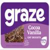 Graze Oat Boosts 50g Variety Pack High Fibre Snack Mix, Healthy Wholegrain Breakfast Energy Snack (Graze Cocoa Vanilla & Protein Flapjack 50G) view 1