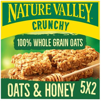 Nature Valey Crunchy Granola Bars, 5 x 42g Packs, Oats & Honey Snack Bars, No Artificial Flavours (Nature Valey Crunchy Oats & Honey 5 x 42g)