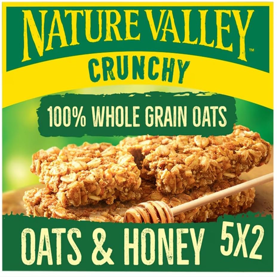 Nature Valey Crunchy Granola Bars, 5 x 42g Packs, Oats & Honey Snack Bars, No Artificial Flavours (Nature Valey Crunchy Oats & Honey 5 x 42g)