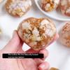 Healing Crystal Heart Shaped Palm Stone, Hand Carved Worry Stone for Anxiety and Stress Relief, Ideal for Meditation, Set of 5 view 2