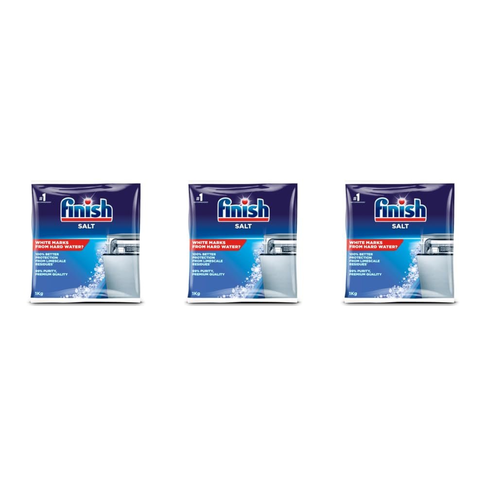 Finish Dishwasher Salt, 1kg, Pack of 3