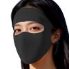 Face Cover for Sun Protection,Cooling Covering Guard Protector - Tanning Bed Face Cover | for Women Men Golf Cycling Bicycles Fishing Sport Tanning Outdoor Beach Summer Black view 1