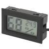 ViaGasaFamido Mini Thermometer, Digital Temperature and Humidity Meter with LCD Display, Accurate Probe and Embedded Design for Home and Office Use (Black) view 3