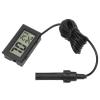 ViaGasaFamido Mini Thermometer, Digital Temperature and Humidity Meter with LCD Display, Accurate Probe and Embedded Design for Home and Office Use (Black) view 4