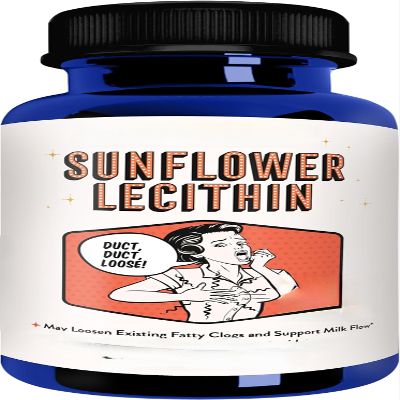 Sunflower Lecithin - Lactation Support, Sunflower Lecithin for Clogged Milk Ducts
