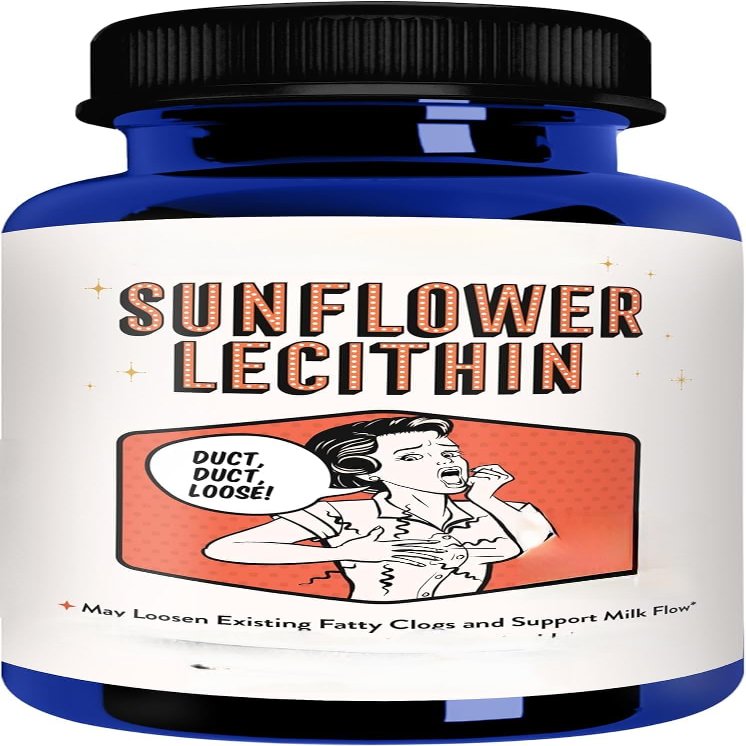 Sunflower Lecithin - Lactation Support, Sunflower Lecithin for Clogged Milk Ducts