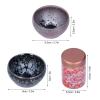 Ceramic Kung Fu Tea Set with Tea Canister and Two Cups, Handcrafted Glazed Teaware Gift Set for Home Brewing, Iron - Rich Clay Enhances Flavor, Elegant Display for Tea view 3