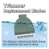 Compatible for Meridian Onyx & Sage. Trimmer Replacement Blades for Body Grooming, Hygienic Ceramic Replacement Blades(Black 1pcs) view 4