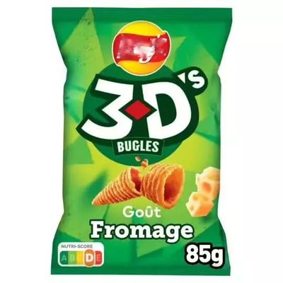 Beninurts Bugles - 3D'S Cheese 85G - Lot of 10 - Price Per Lot - Fast Delivery