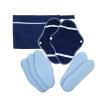 8pcs Portable Foldable Cotton Menstrual Pads Washable Period Cloths with Zippered Storage Bag Friendly Period Products Menstrual Pads view 1