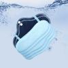 8pcs Portable Foldable Cotton Menstrual Pads Washable Period Cloths with Zippered Storage Bag Friendly Period Products Menstrual Pads view 3