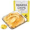 Caramel crisp banana slices, original dried banana chips, instant dried fruit chips, delicious candied fruit, leisure snack food, Dim sum gift bags, sweet snack, Vegan (1 pack,Original flavor) view 1