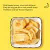 Caramel crisp banana slices, original dried banana chips, instant dried fruit chips, delicious candied fruit, leisure snack food, Dim sum gift bags, sweet snack, Vegan (1 pack,Original flavor) view 3