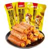 Kelp and mushroom dried tofu roll, instant bean roll, delicious pickles, Latiao, nutritious bean products, Chinese spicy bar snack, healthy vegetarian food, side dishes (mushroom flavor,20 packs) view 1
