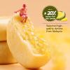 Fresh durian fruit cake, flowing durian jam cake, healthy fruit paste bread, substitute breakfast, instant meals, delicious cookies, Dim sum, sweets snack gift pack, pastries (4 bags(16 pcs)) view 2