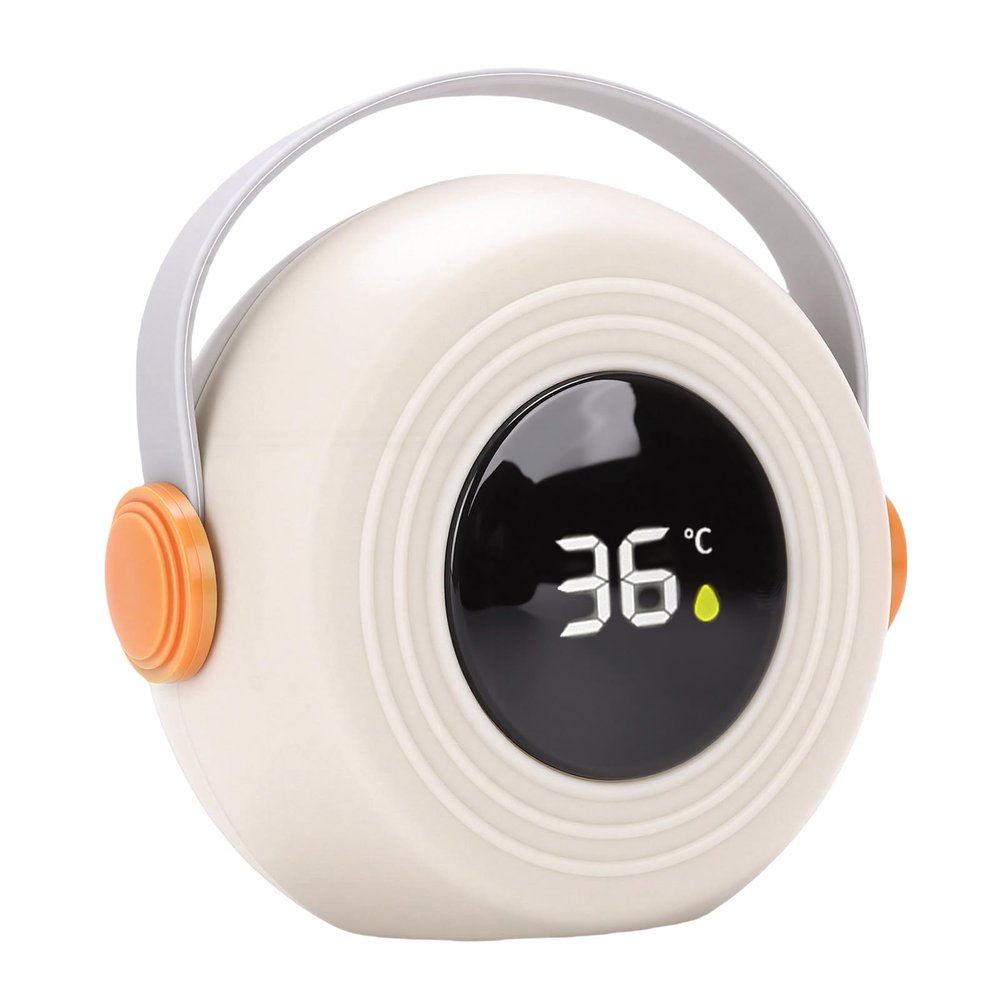Topiky Baby Bath Thermometer Toy with Premium PP Material and Alert System for Bathtub Infant Toddler (Beige)
