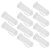 ZDETGU 10pcs Finger Toothbrush, Infant Silicone Soft Finger Toothbrushes for Newborns & Toddlers, Food Grade Tooth & Gum Massage, Transparent Hygienic Design (#3) view 1