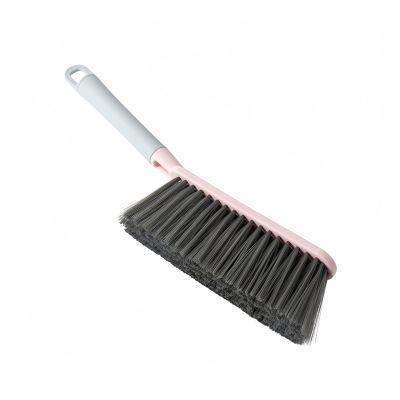1pc Home Multifunctional Long Handled Soft Bristled Brush, Room Crevice Dust Removal, Small Broom Sweeping Bed(1pc pink)