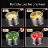 EasyByMall Stainless Steel Pasta Basket with Removable Handle, Vegetable Steamer Strainer for Boiling Noodles, Rice, Dumplings, Fits 2-3 Qt Pots, Dishwasher Safe, Silver view 4