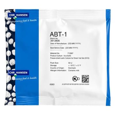 GOAT NUTRITION EST. 1981 Probiotic Yogurt Culture ABT-1 50U | Yogurt Starter Culture Powder | High Viscosity & Tangy Flavour | Freeze Dried Live | Make at Home