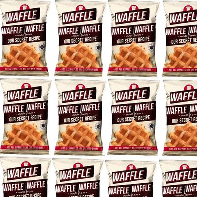 Belgan Waffles 28 x 90g Full Box - Includes Belgan Sugar Pearls,Can be Served Hot or Cold - wr