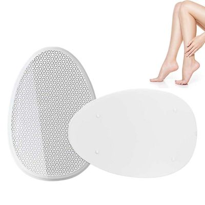 2PCS Ergonomic Hair Removal Tool with Protective Cover, Painless Crystal Hair Eraser, Effective Nano Glass Hair Removal Device and Skin Exfoliation for Legs Back Arms