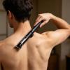 Back Shavers for Men,Electric Body Grooming Kit with Adjustable Extension Handle Waterproof Cordless Body Hair Trimmer for Hair Beard Facial Chin Arm Balls Groin Pubic Hair Smooth Shaving view 2