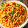 Super Rice Chicken Flavour Seasoned Rice, Low Fat, Suitable for Vegetarians, 90g,Pack Of 2 view 2