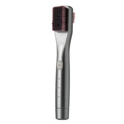 Portable Electric Shoe Polisher 3-Stage Handheld Polishing Brush, Care Kit for Leather Shoes and Sneakers, Ergonomic Stain Removal Brush