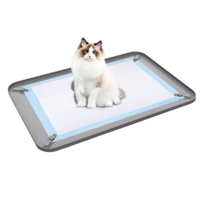 Dog Indoor Potty High Edge Silicone Spillproof Non-Slip