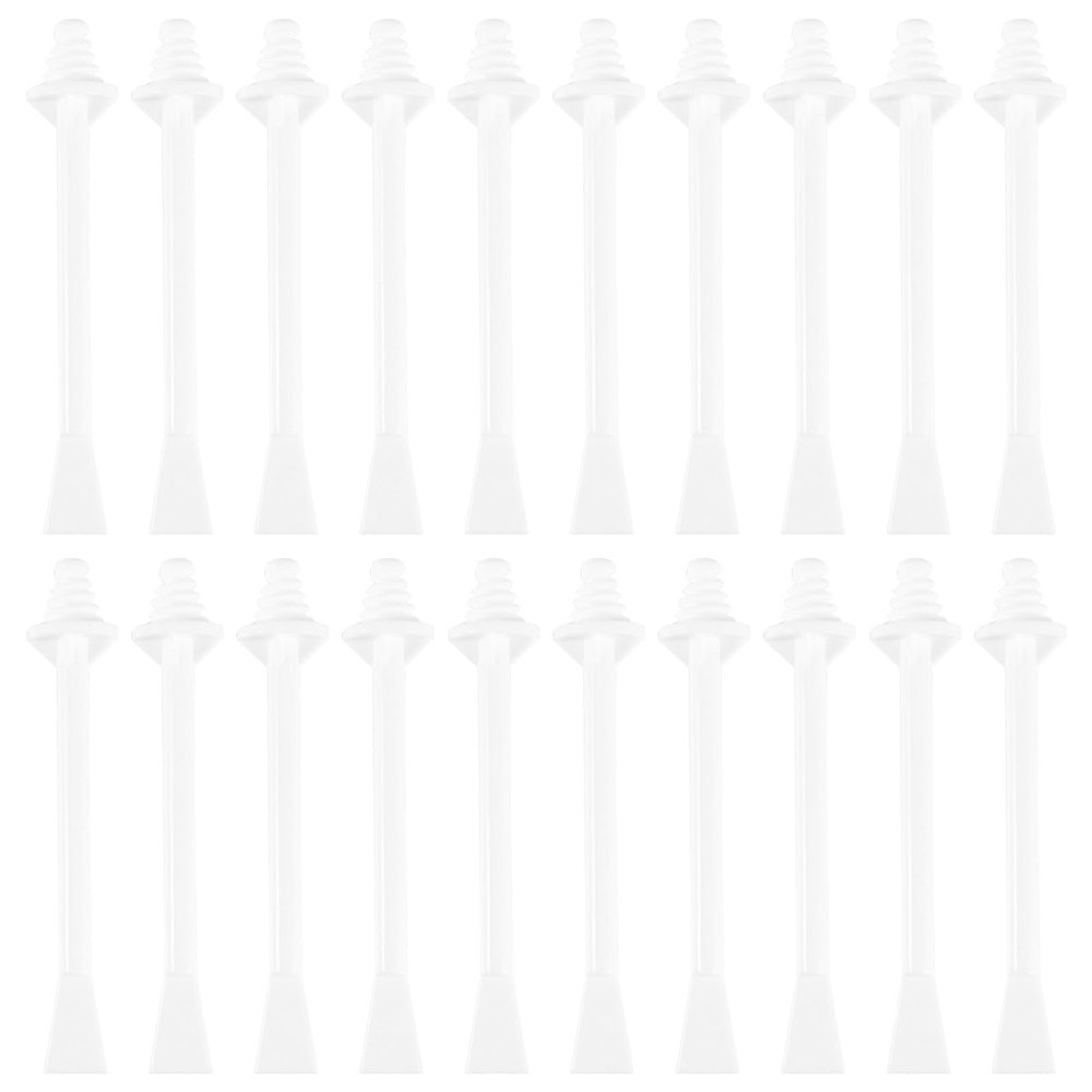 Abaodam 20pcs Disposable Nose Wax Sticks for Painless Nose Hair Removal Lightweight Plastic Waxing Applicators for Nostril Hair Removal Suitable for Men and Women