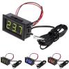 Digital Panel Thermometer with Waterproof Probe Sensor, -50 to 110C Car Gauge for Aquarium Terrarium Vivarium Pool Refrigerator and Industrial(Red) view 3