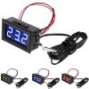 Digital Panel Thermometer with Waterproof Probe Sensor, -50 to 110C Car Gauge for Aquarium Terrarium Vivarium Pool Refrigerator and Industrial(Red) view 4