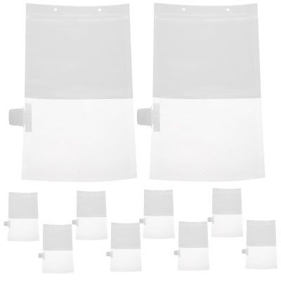 HEATSHAKING 10pcs Hanging Moisture Absorbing Bags with Efficient Moisture Removal for Dormitory and Other Spaces, Reusable Plastic Dehumidifier Packs for Closet Humidity Control