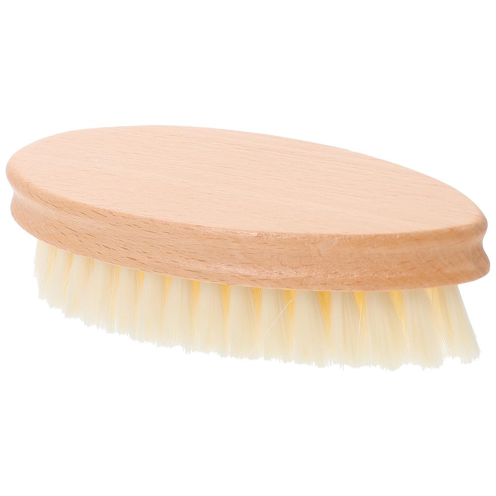 DINHEAROM Laundry and Cleaning Soft Bristles with Multipurpose Brush Handle for Tasks Including Care, Sturdy Yellow Scrubbing Home Use, for Daily Life Bathtub and Clothes