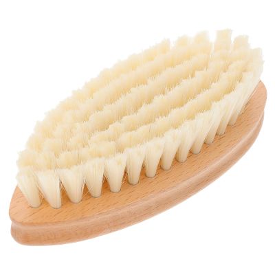 WESIEVYA Multipurpose Laundry Brush for Cleaning Clothes and Bathtub with Soft Bristles and Long Handle, Portable Plastic Cleaning Tool for Daily Life and Home Use, Yellow